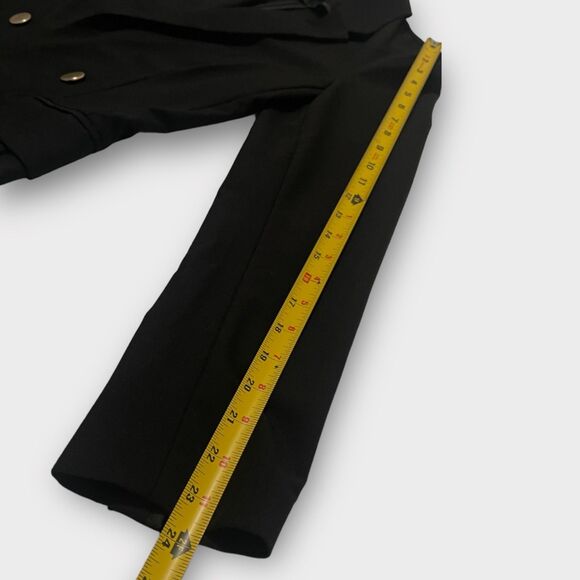 Box Double Breasted Women's Blazer Size M Gold Buttons Office Chic Versatile - Picture 5 of 11